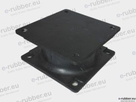 Roller Drum Antivibration Mount 180x180x80 4 Screw holes D13 centers 147x147