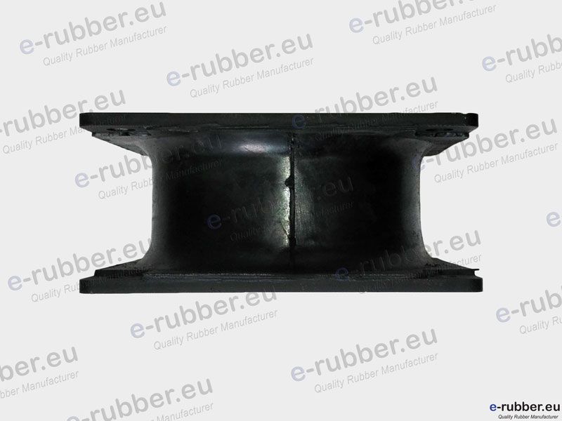 Roller Drum Antivibration Mount 180x180x80 4 Screw holes D13 centers 147x147 - Image 3