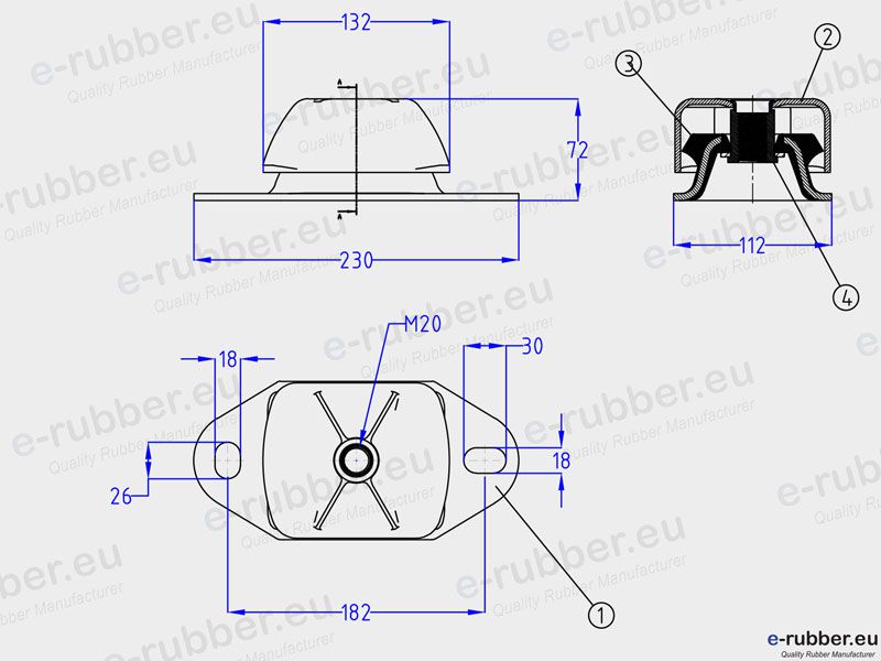RCS 182 M20 Mount - Image 5